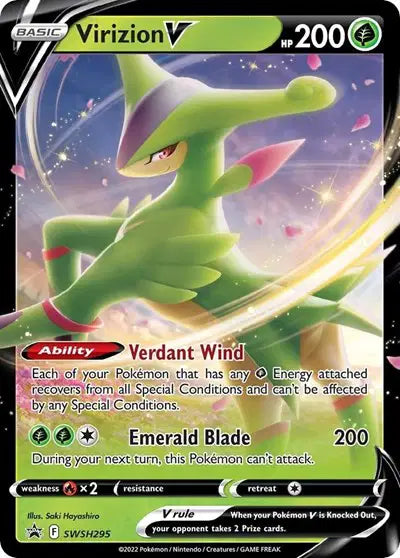 Virizion V - SWSH295 - Sword & Shield Promo