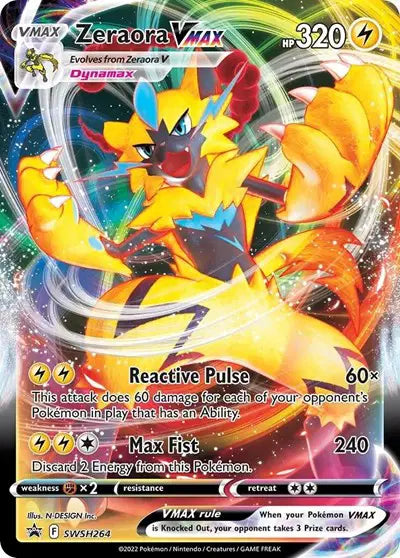 Zeraora VMAX - SWSH264 - Sword & Shield Promo