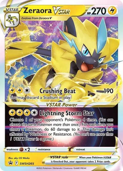 Zeraora VSTAR - SWSH265 - Sword & Shield Promo