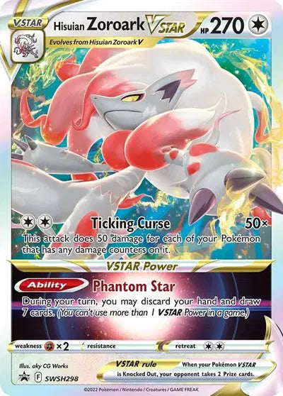 Hisuian Zoroark VSTAR - SWSH298 - Sword & Shield Promo