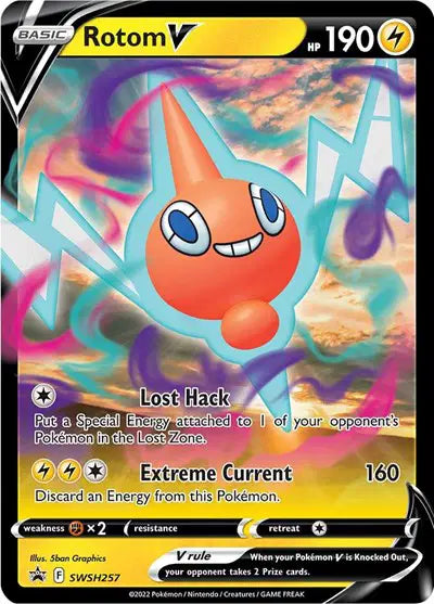Rotom V - SWSH257 - Sword & Shield Promo