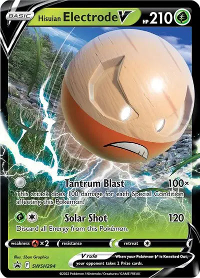 Hisuian Electrode V - SWSH294 - Sword & Shield Promo