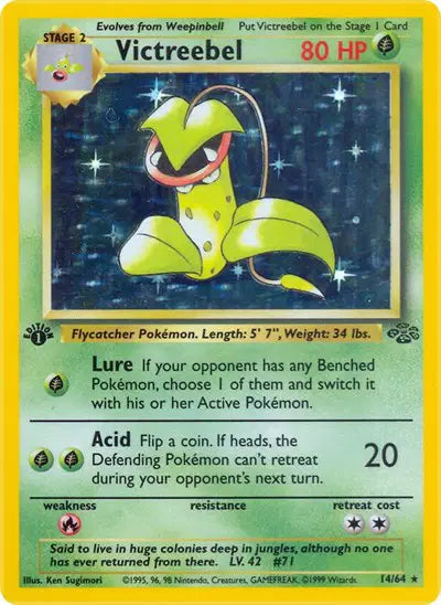 Victreebel - 14/64 - 1st Edition - Jungle
