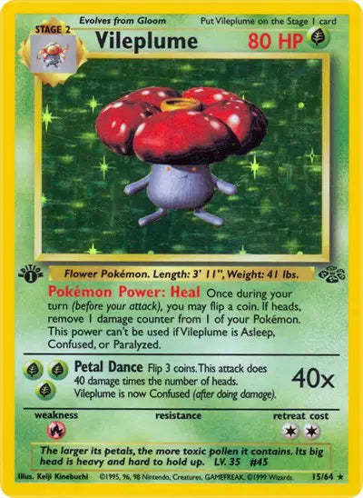 Vileplume - 15/64 - 1st Edition - Jungle
