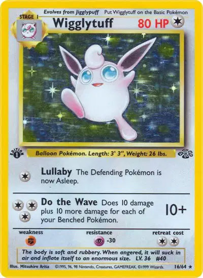Wigglytuff - 16/64 - 1st Edition - Jungle