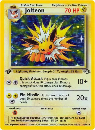 Jolteon - 4/64 - 1st Edition - Jungle