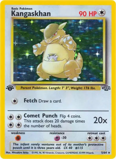 Kangaskhan - 5/64 - 1st Edition - Jungle