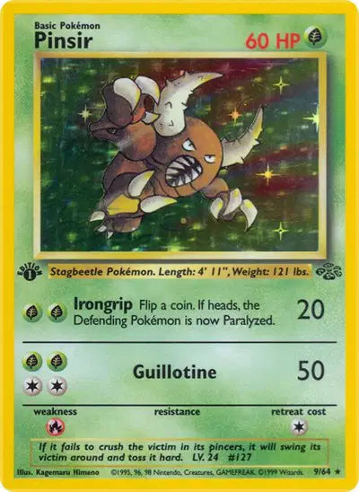 Pinsir - 9/64 - 1st Edition - Jungle