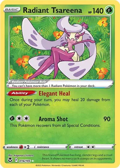 Radiant Tsareena - 016/195 - Silver Tempest