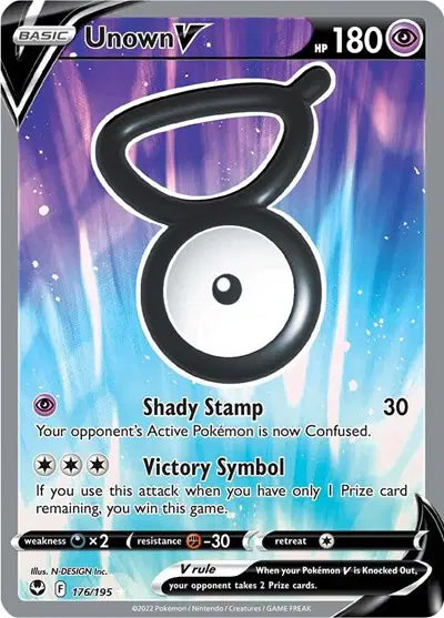 Unown V - 176/195 - Silver Tempest