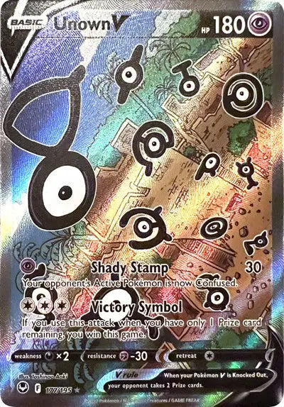 Unown V - 177/195 - Silver Tempest