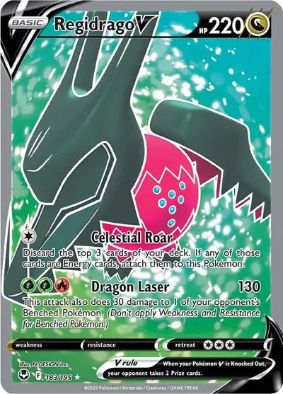 Regidrago V - 183/195 - Silver Tempest