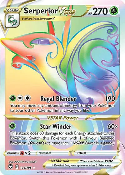 Serperior VSTAR - 196/195 - Silver Tempest