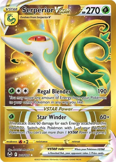 Serperior VSTAR - 210/195 - Silver Tempest