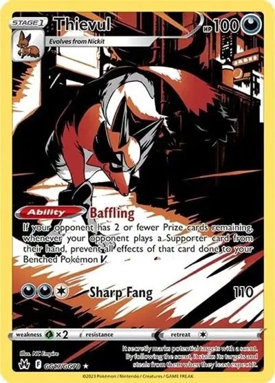 Thievul - GG17/GG70 - Crown Zenith - Galarian Gallery