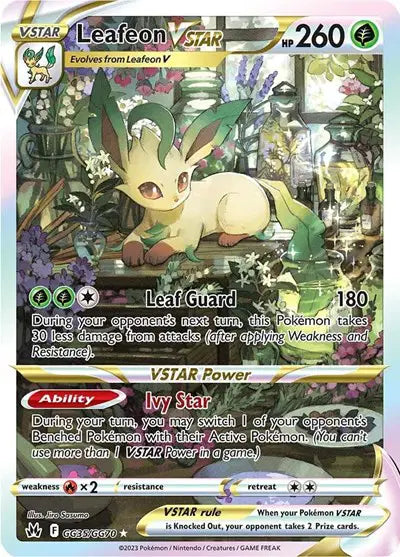 Leafeon VSTAR - GG35/GG70 - Crown Zenith - Galarian Gallery