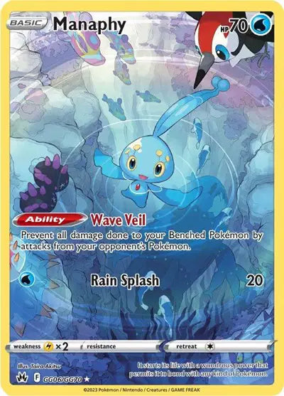 Manaphy - GG06/GG70 - Crown Zenith - Galarian Gallery
