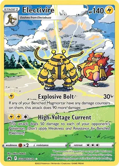 Electivire - GG08/GG70 - Crown Zenith - Galarian Gallery