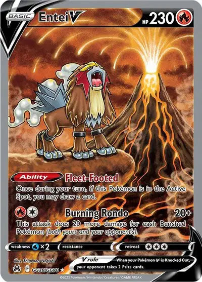 Entei V - GG36/GG70 - Crown Zenith - Galarian Gallery