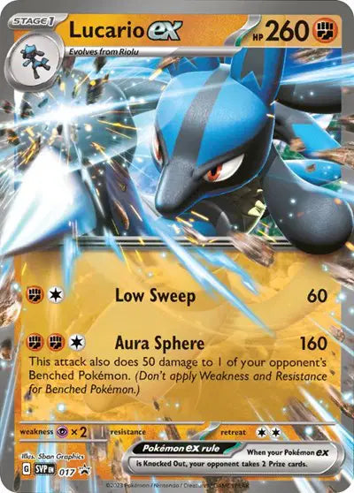 Lucario ex - 017 - Scarlet & Violet Promo