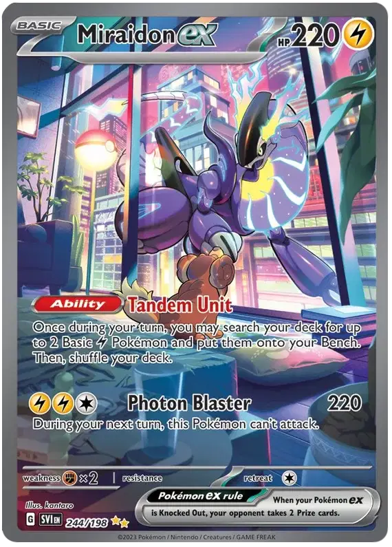 Miraidon ex - 244/198 - Scarlet & Violet Base Set
