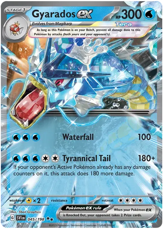 Gyarados ex - 045/198 - Scarlet & Violet Base Set