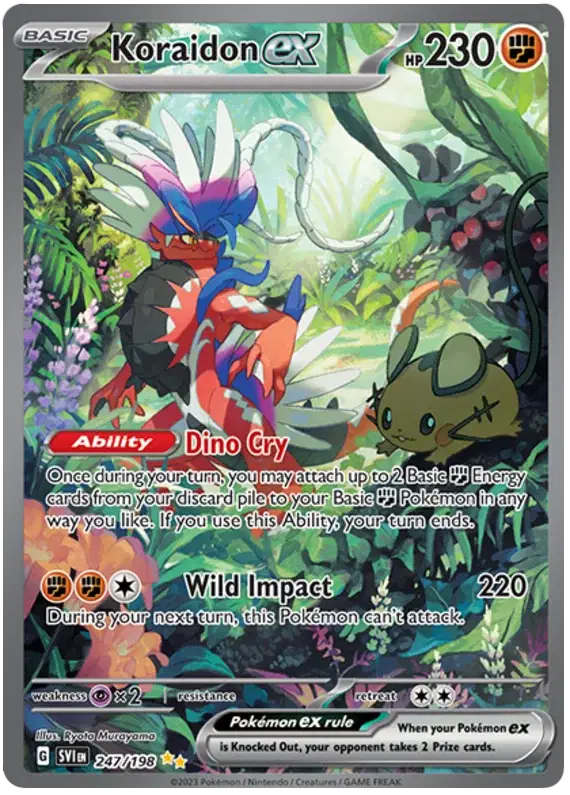 Koraidon ex - 247/198 - Scarlet & Violet Base Set