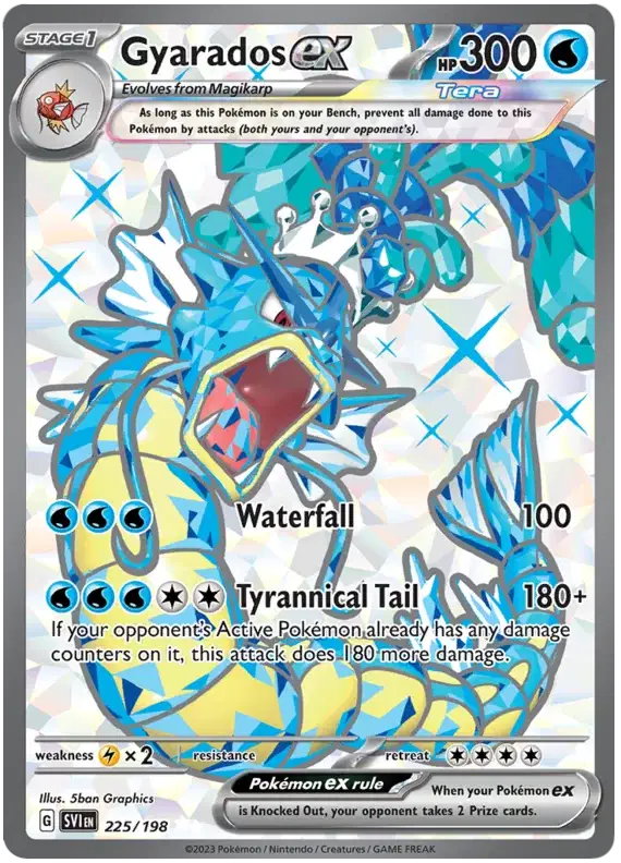 Gyarados ex - 225/198 - Scarlet & Violet Base Set