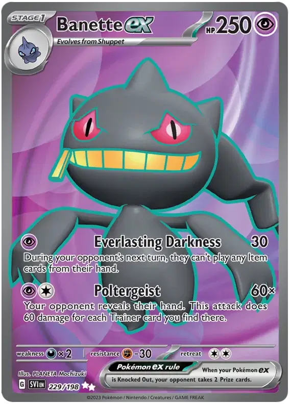 Banette ex - 229/198 - Scarlet & Violet Base Set