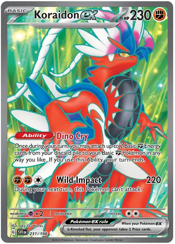 Koraidon ex - 231/198 - Scarlet & Violet Base Set