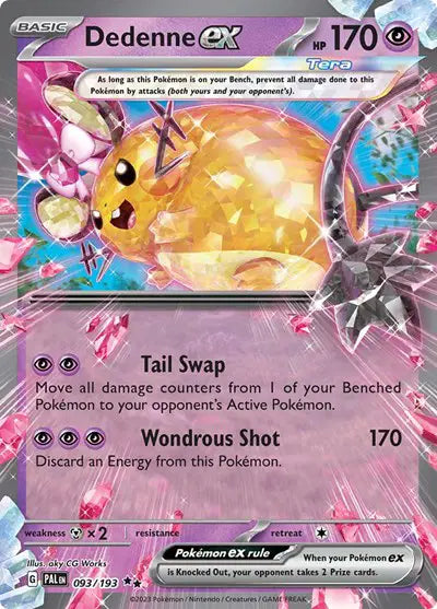 Dedenne ex - 093/193 - Paldea Evolved