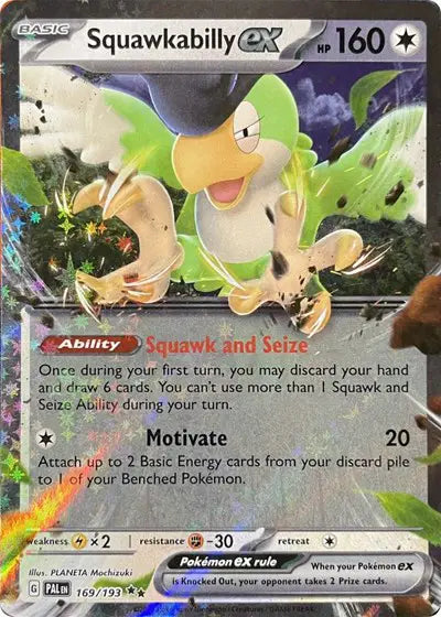 Squawkabilly ex - 169/193 - Paldea Evolved