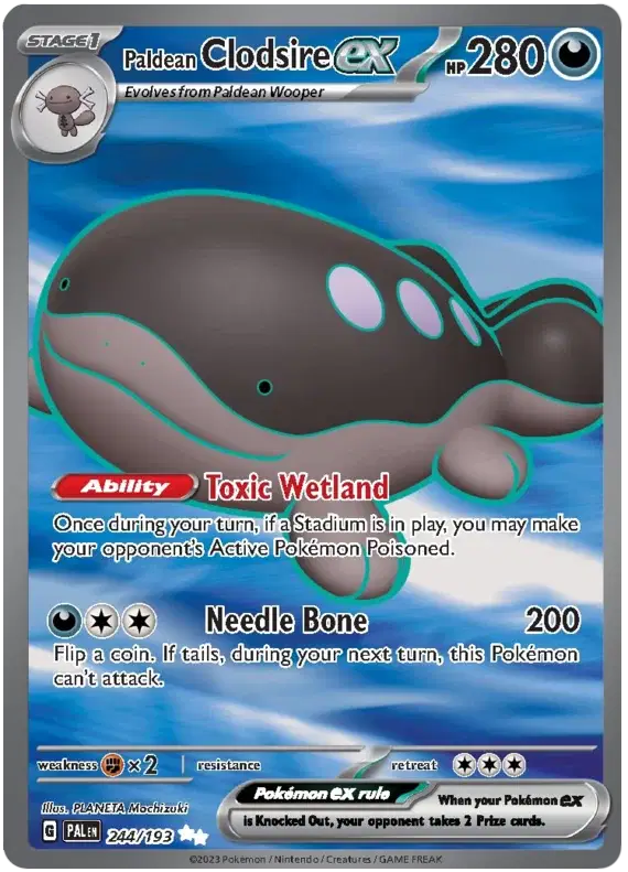 Paldean Clodsire ex - 244/193 - Paldea Evolved