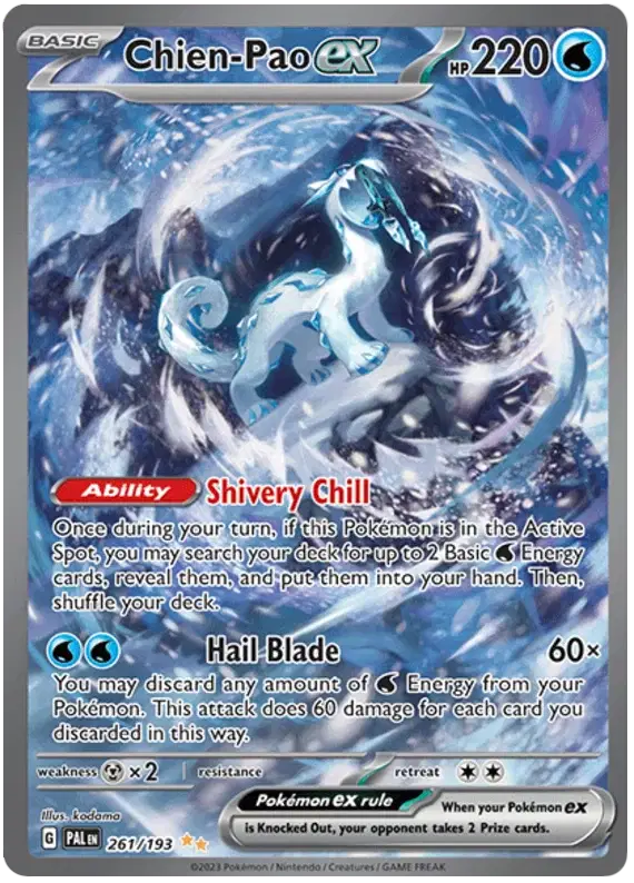 Chien-Pao ex - 261/193 - Paldea Evolved