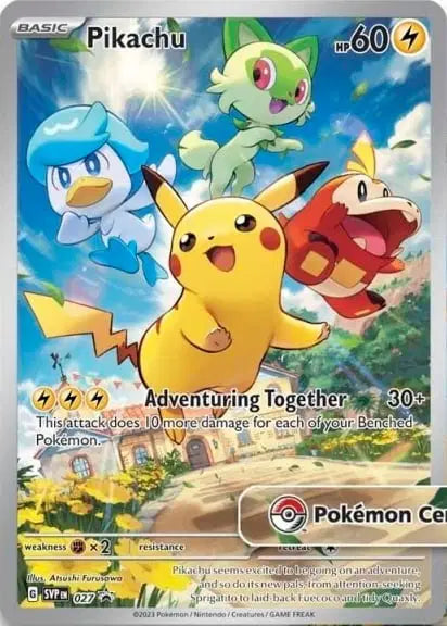 Pikachu - 027 - Pokémon Center - Scarlet & Violet Promo