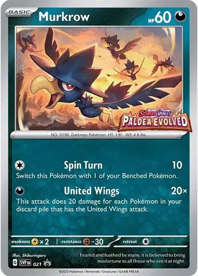 Murkrow - 021 - Scarlet & Violet Promo