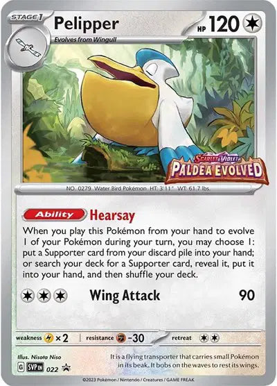 Pelipper - 022 - Scarlet & Violet Promo