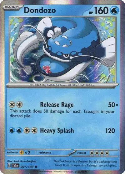 Dondozo - 061/198 - Line Holo - Scarlet & Violet Promo