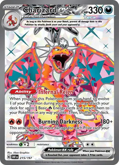 Charizard ex - 215/197 - Obsidian Flames