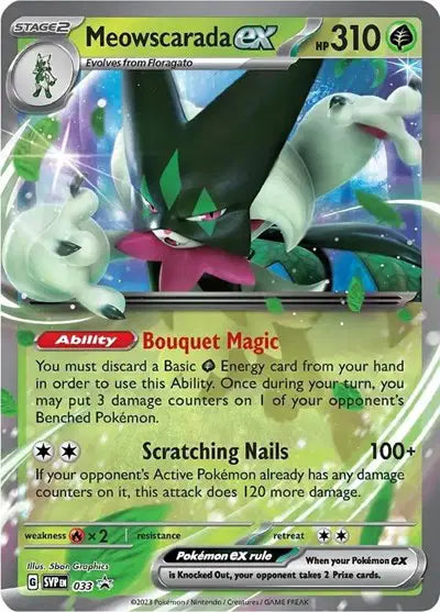 Meowscarada ex - 033 - Scarlet & Violet Promo