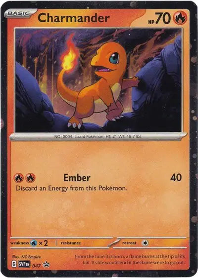 Charmander - 047 - Cosmos Holo - Scarlet & Violet Promo