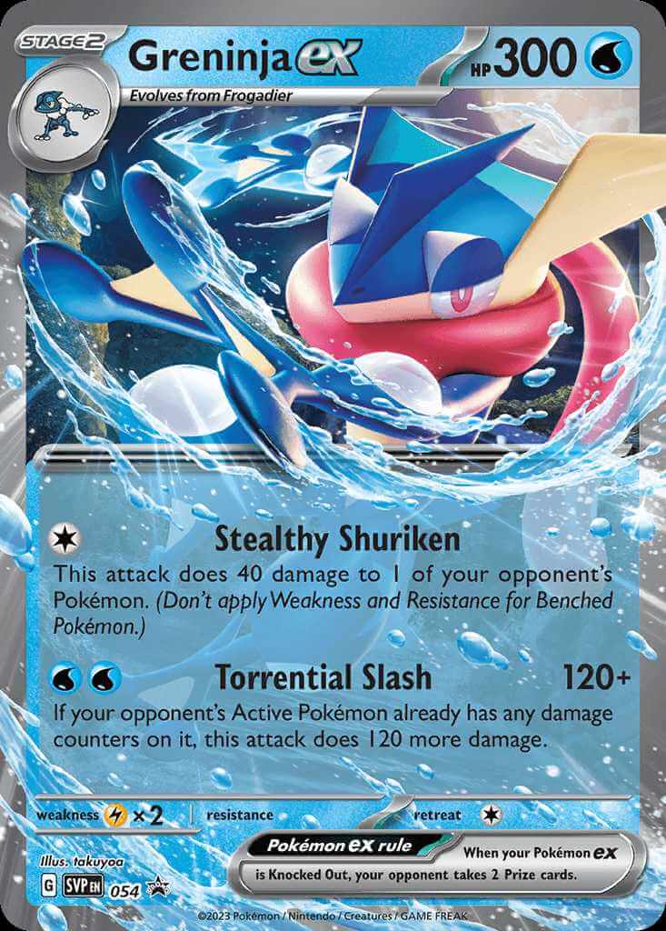 Greninja ex - 054 -  Scarlet & Violet Promo