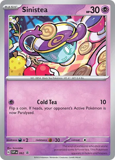Sinistea - 062 - Scarlet & Violet Promo