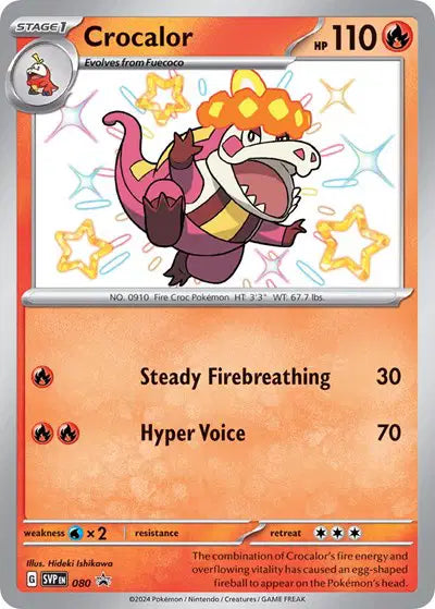 Crocalor - 080 - Scarlet & Violet Promo