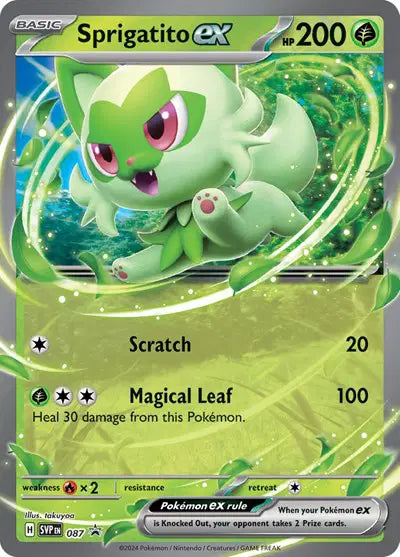 Sprigatito ex - 087 - Scarlet & Violet Promo