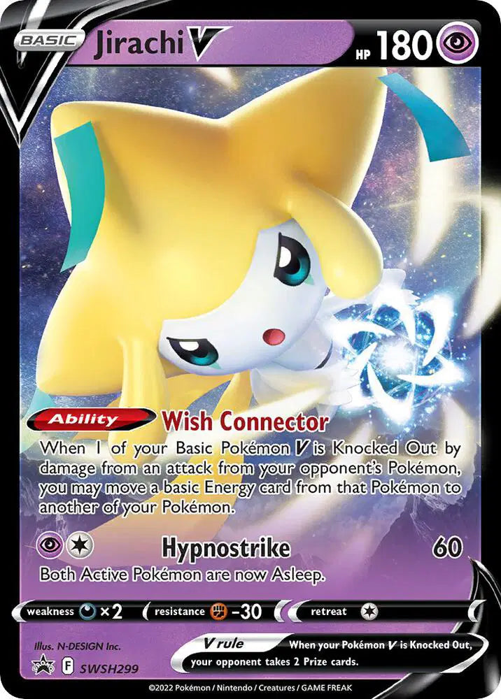 Jirachi V - SWSH299 - Sword & Shield Promo