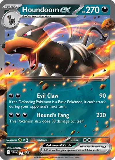 Houndoom ex - 103 - Scarlet & Violet Promo