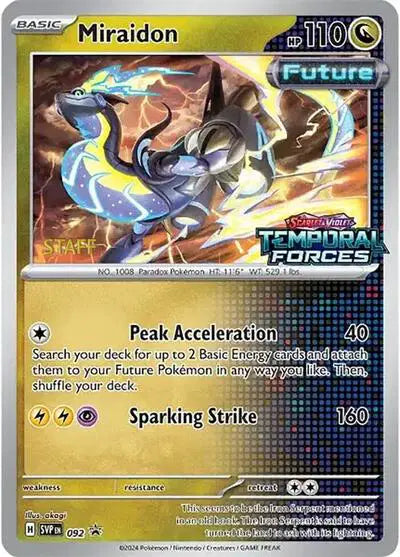 Miraidon - 092 - Staff - Scarlet & Violet Promo
