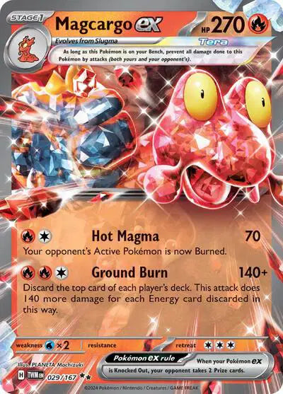 Magcargo ex - 029/167 - Twilight Masquerade