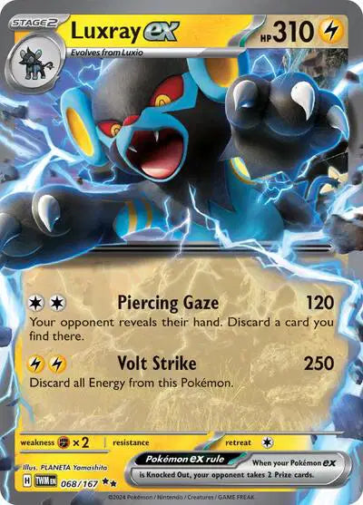 Luxray ex - 068/167 - Twilight Masquerade